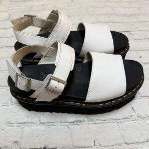 Dr. Martens VOSS Athena Leather Platform Sandals